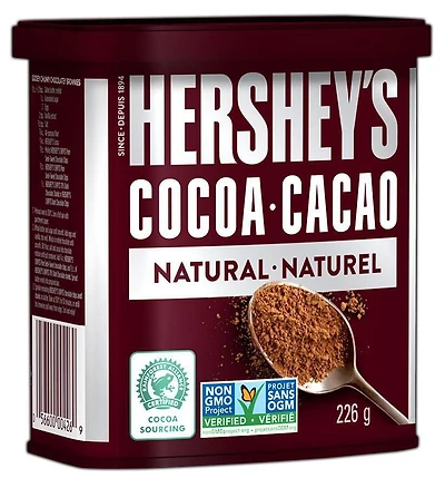 Hershey's Natural Unsweetened Cocoa Powder, 226g