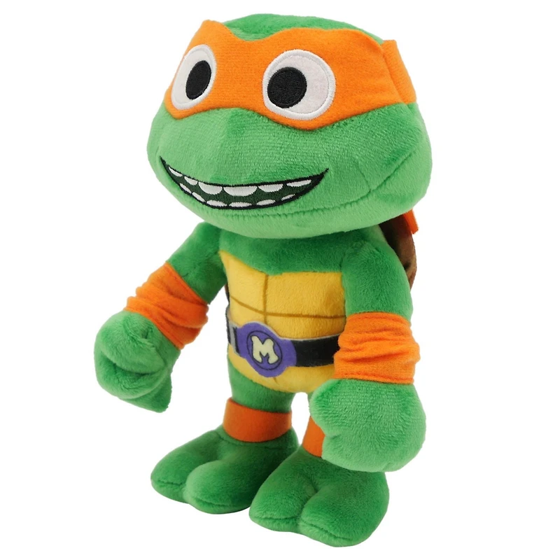 Teenage Mutant Ninja Turtles: Mutant Mayhem Plush Toys, 8 Inch TMNT Soft Dolls Michelangelo