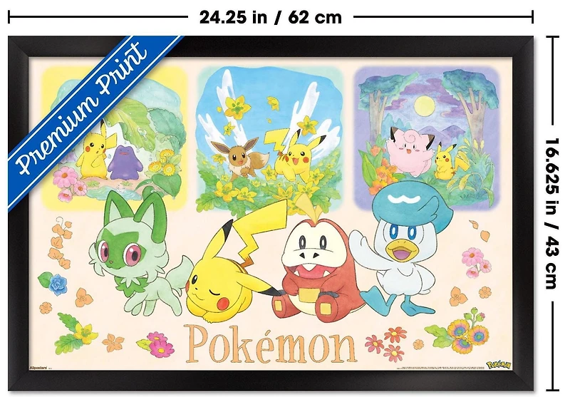 Pokémon: One Scene - Group Wall Poster