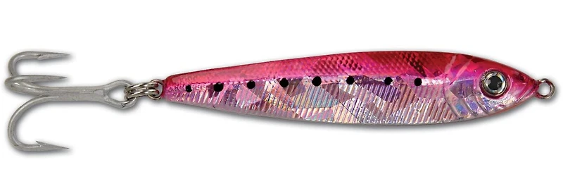 GOT-CHA JF15-PS Leurre Jigfish, 3", 1-1/2oz, hameçon triple taille 4, rose/argent