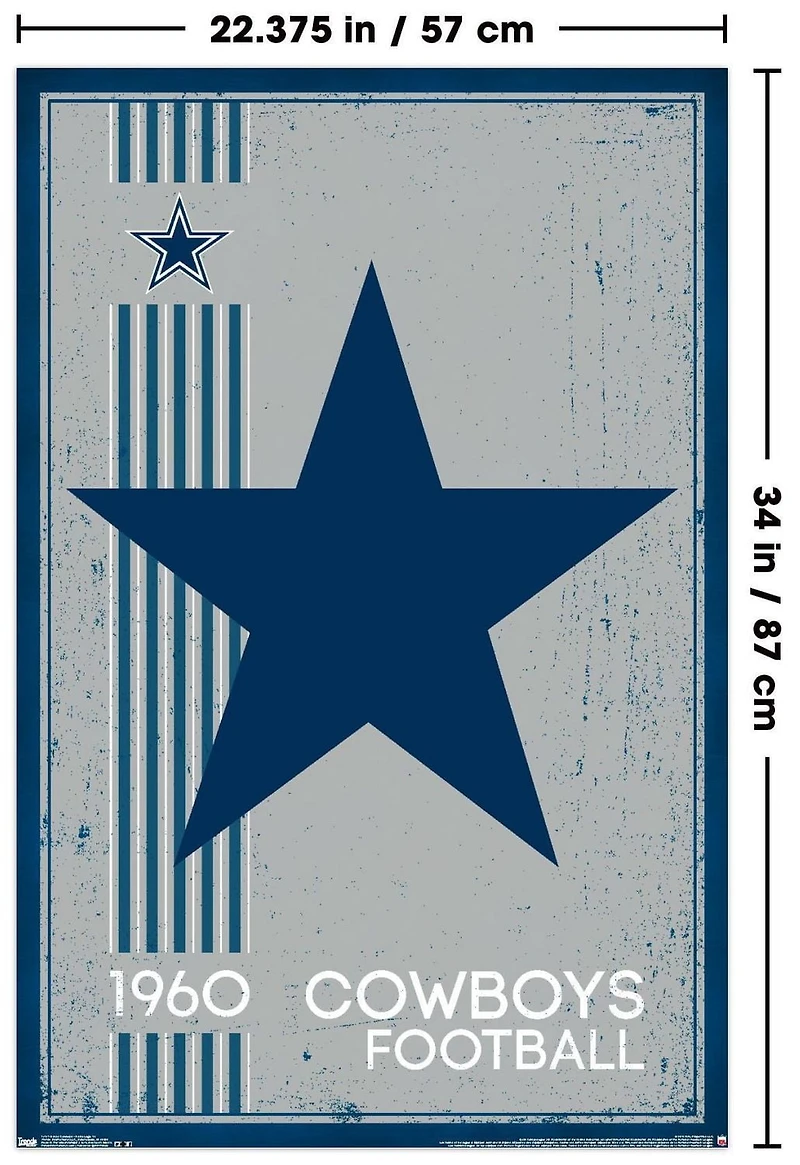 NFL Dallas Cowboys - Logo rétro 14