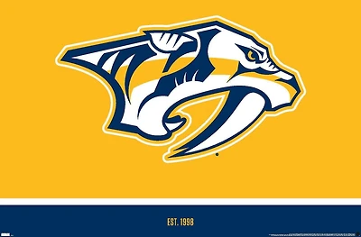 NHL Nashville Predators - Logo 21 Wall Poster, 22.375" x 34"