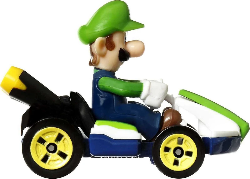 Mini-véhicule Luigi Hot Wheels à l’échelle 1:64 inspirés de Mario Kart