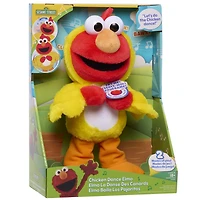 Peluche Elmo déguisé en poulet de Sesame Street de 33 cm de haut, peluches dansantes, animaux en peluche Peluche Elmo déguisé en poulet de Sesame Street