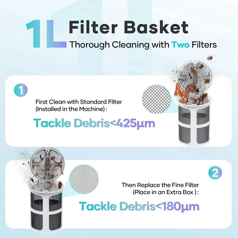 Aiper Pilot V2 Rechargeable Handheld Pool Vacuum Cleaner, for Above-Ground Inflatable Pools, Hot Tubs, Works with Pool Poles