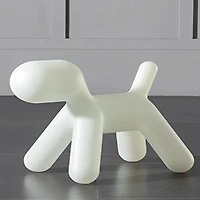 Heavenly Collection Dog Kids Chair in White