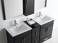 American Imaginations 58-in. W Vanity Base Set Dawn Grey AI-18133