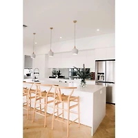 Tabouret Woodford II (25") de couleur naturelle