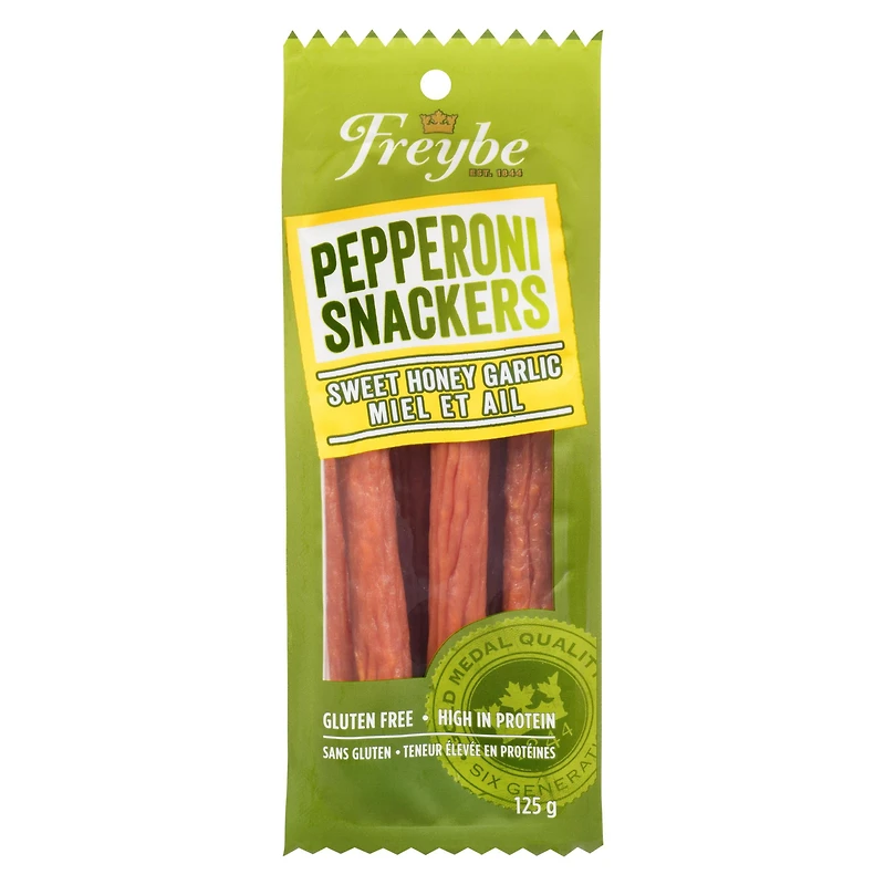 Freybe Pepperoni Snackers Doux Miel Et Ail