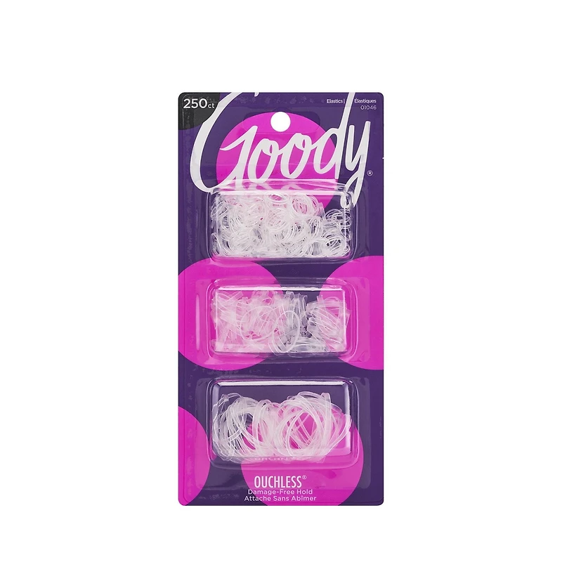 Goody Clear Polybands - 250Ct, Goody Elastics