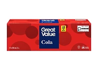 Great Value, Cola, 355 ml, 12 canettes