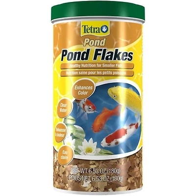 Tetra Pond Fish Food Flakes for Smaller Fish, 180 g