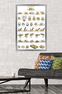 Gudetama - Grid Wall Poster, 14.725" x 22.375"