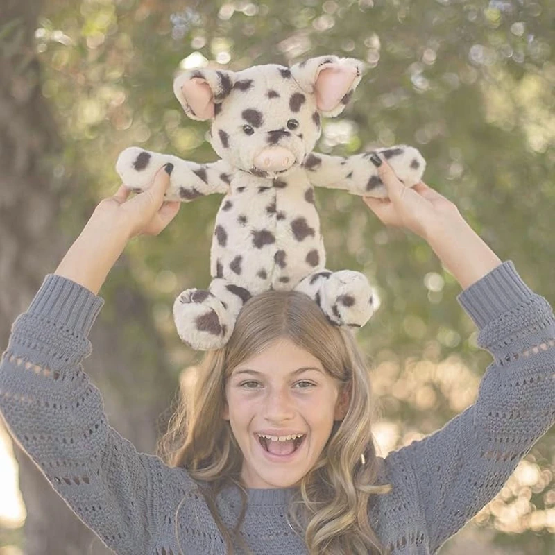 World's Softest Plush Spots Piggy, Lushee, Large, 16" Stuffed Animal