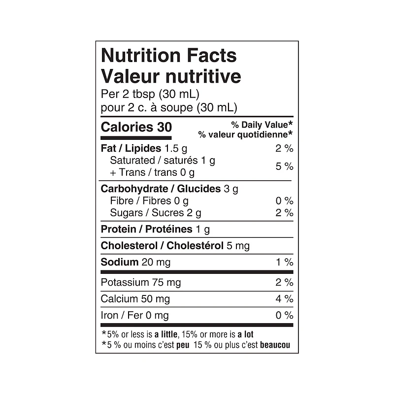 Great Value Low Fat Sour Cream, 500 mL