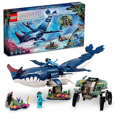 LEGO Avatar Payakan le Tulkun et le crabe 75579 Ensemble de construction (761 pièces)