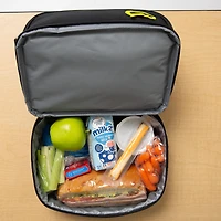 Jetstream Insulated Double Compartment Kids' Lunch Box, Insulated Lunch Bag for School
