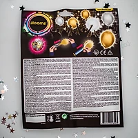 illooms Gold, Silver, White LED Light Up Balloons, Pack of 15