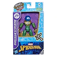Marvel Spider-Man Bend and Flex Missions Marvel's Mysterio Mission dans l'espace, figurine flexible de 15 cm, pour enfants, dès 4 ans