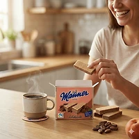 Manner Gaufrettes à la Crème au Chocolat, Sachet, 75 g