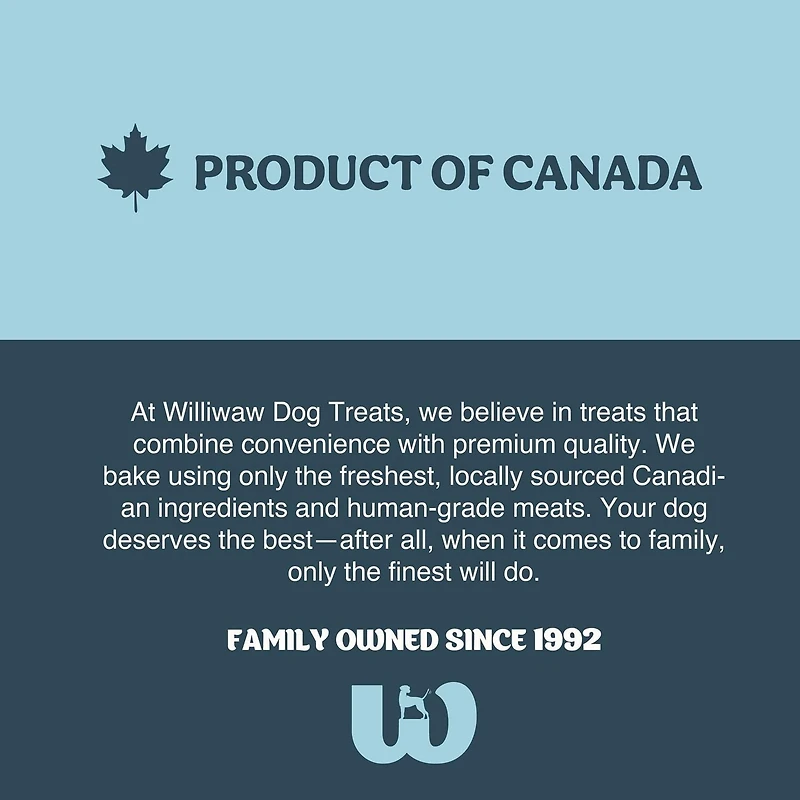 Williwaw Crunchy Cookies Peanut Butter, Dog Treats, 240 g