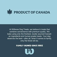 Williwaw Crunchy Cookies Peanut Butter, Dog Treats, 240 g