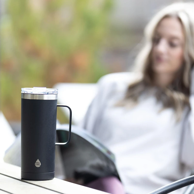 TAL Stainless Steel Mountaineer Coffee Mug 20 fl oz, Green, Coffee Mug