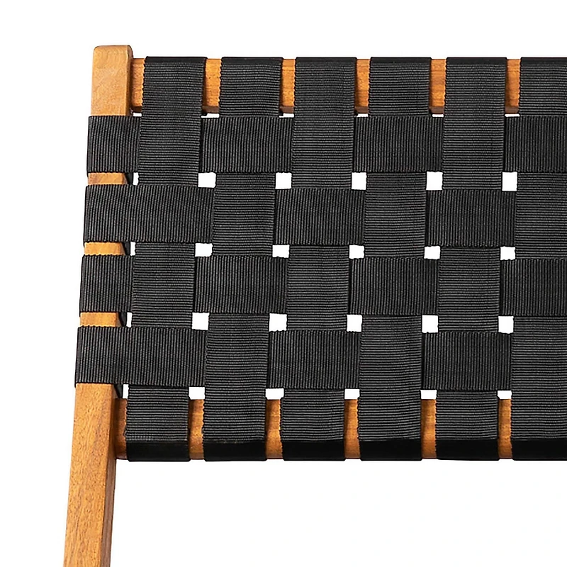 Patioflare Nylon Weave Folding Bench