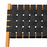 Patioflare Nylon Weave Folding Bench