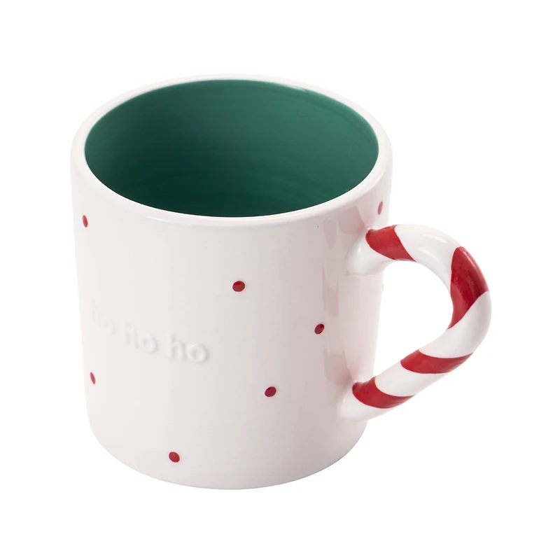 Holiday Time Embossed Ceramic Mug, 15 oz, 1 Piece