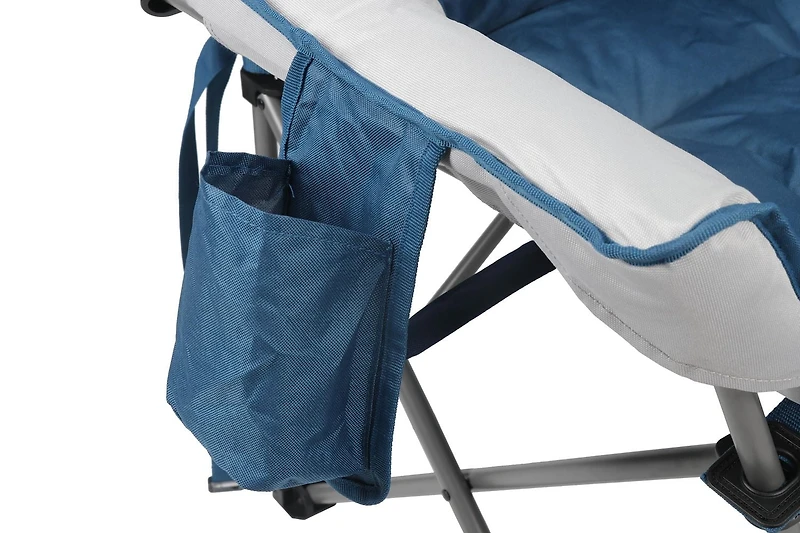Ozark Trail Padded Club Chair, Lounger, Blue, Adults