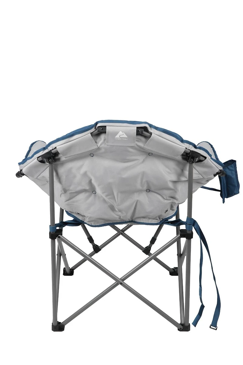 Ozark Trail Padded Club Chair, Lounger, Blue, Adults
