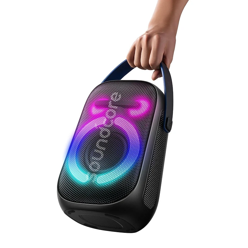 Haut-parleur portatif Rave Neo 2 PartyCast, 80 W, étanchéité IPX7, durée de lecture de 18 heures Haut-parleur sans fil.