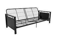 Cadre de futon avec accoudoirs en métal Henley