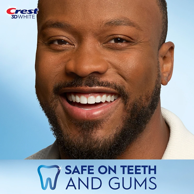 Ensemble de blanchiment des dents à domicile Crest 3D Whitestrips Blanc brillant 10 traitements