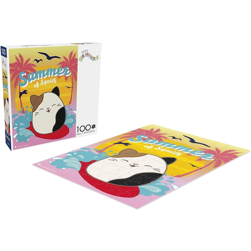 Buffalo Games - Squishmallow Summer - 100 Piece Jigsaw Puzzle