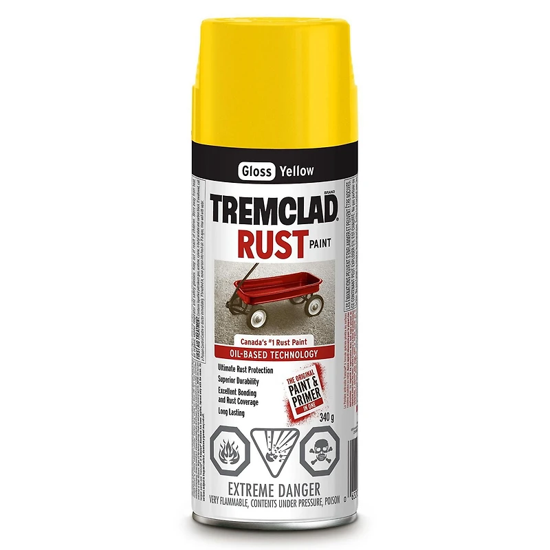 Tremclad Rust Yellow Paint, 340 g
