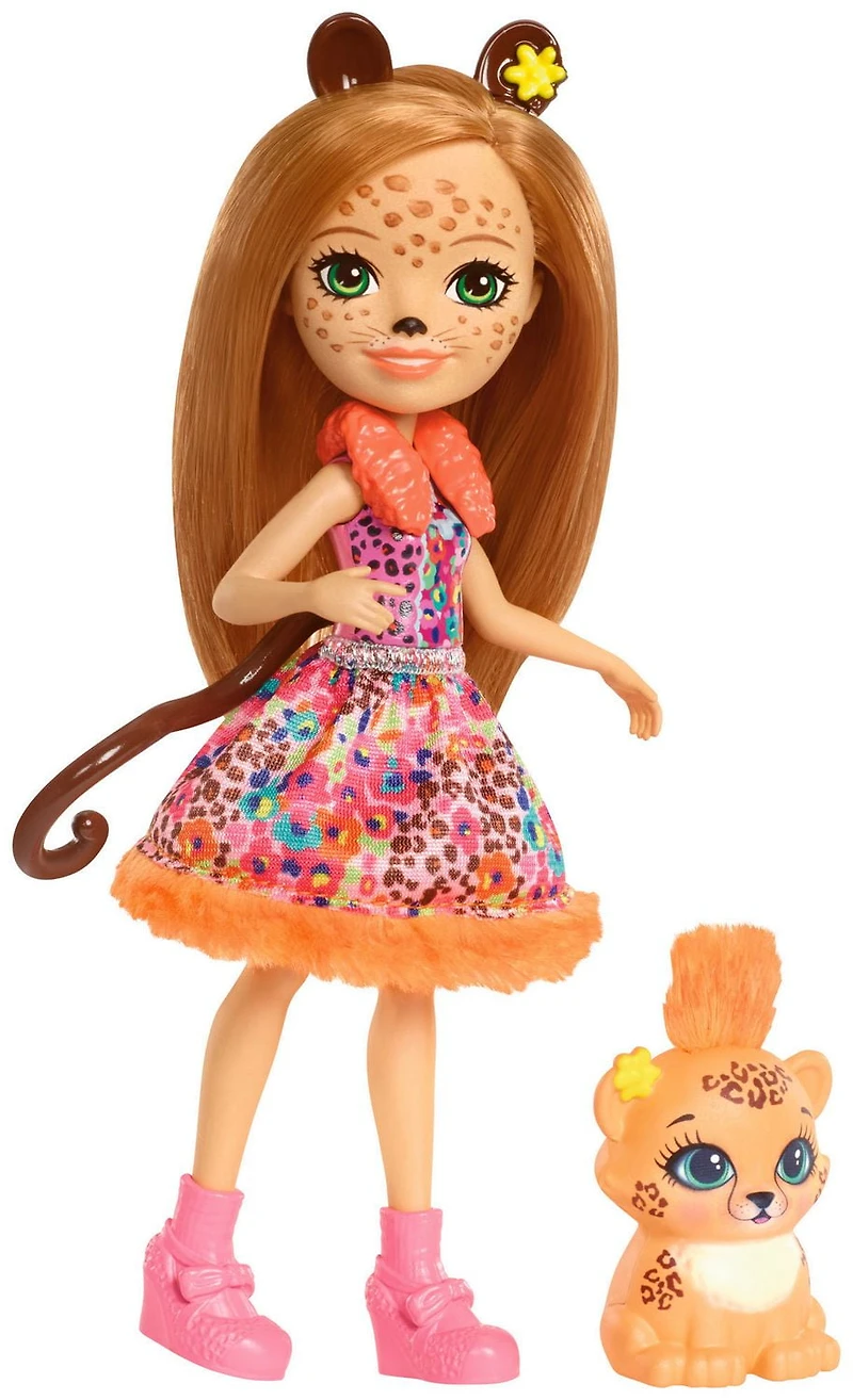 Enchantimals Cherish Cheetah Doll & Quick-Quick Cheetah Figure