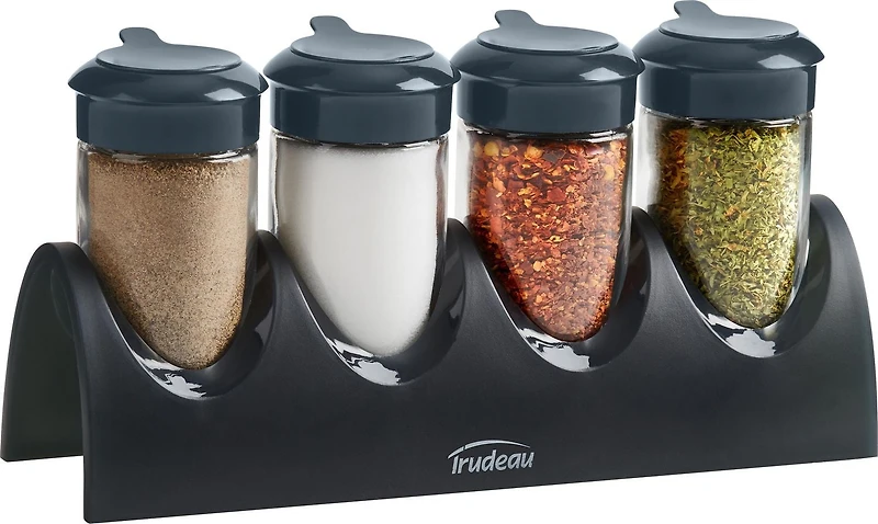 Trudeau Support À Épices A 4 Bouteilles