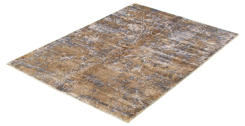ECARPETGALLERY 5'0" x 7'6" Contemporary Galleria Hand Loomed Area Rug for Living Room, Dining Room and Bedroom in Brown