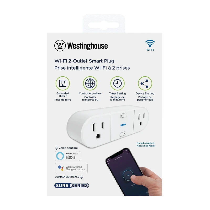 Prise intelligente WiFi Westinghouse