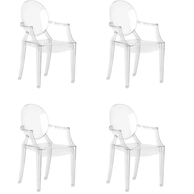 LILA GHOST KIDS CHAIR SET OF 4