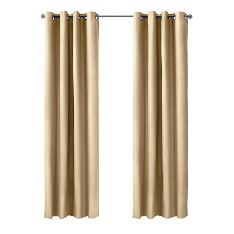 Loft Living Augustow occulant panneau de rideau à œillets 52 x 63 in Taupe