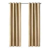 Loft Living Augustow occulant panneau de rideau à œillets 52 x 63 in Taupe