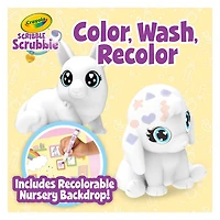 Ensemble de chambre à coucher pour bébés animaux Scribble Scrubbie de Crayola Fais la connaissance des bébés animaux