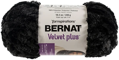 Bernat® Velvet Plus™ Yarn, Polyester #6 Super Bulky, 10.5oz/300g, 78 Yards