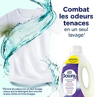 Agent de rinçage purifiant éliminateur d’odeurs pour lessive Downy, parfum Lavande fraîche, assouplissant textile et agent de rinçage éliminateur d’odeurs 1.8 L