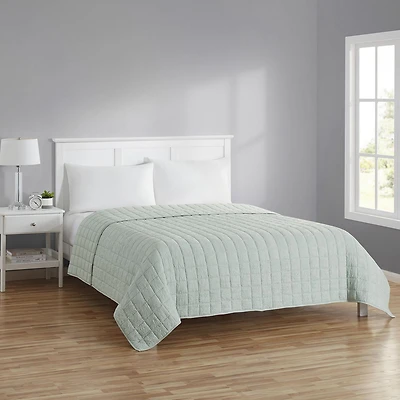 Mainstays Crinkle Quilt, Double/Queen, Reversible