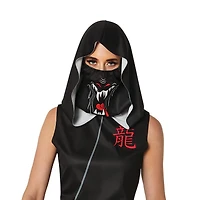 Rubies Dragon Ninja Costume for Adults, Womens Medium (Size 8-10)