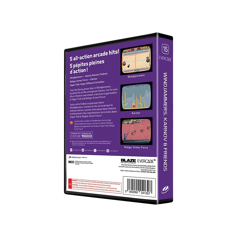 COLLECTION 1 DE WINDJAMMER ET COMPAGNIE POUR L’EVERCADE DE BLAZE